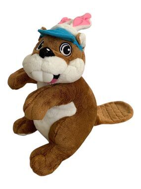 Buc-ee's Bunny Ears Beaver Mascot Plush 12” Bunny Ears Hat NO SHIRT Cute!